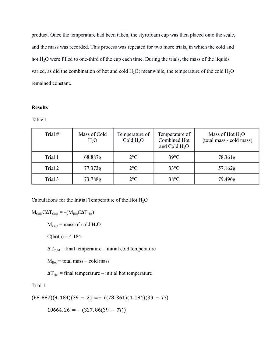 Lab Grade 9 - How Hot is the Water - Page 3