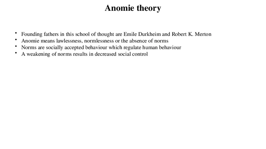 Theories of Crime Unit 3 Part 2 - Page 8