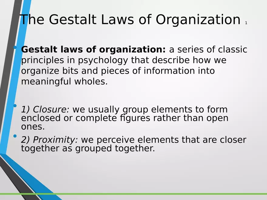 Sensation and Perception Lecture 5 - Page 3