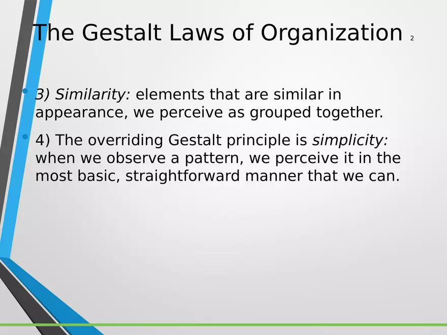 Sensation and Perception Lecture 5 - Page 4