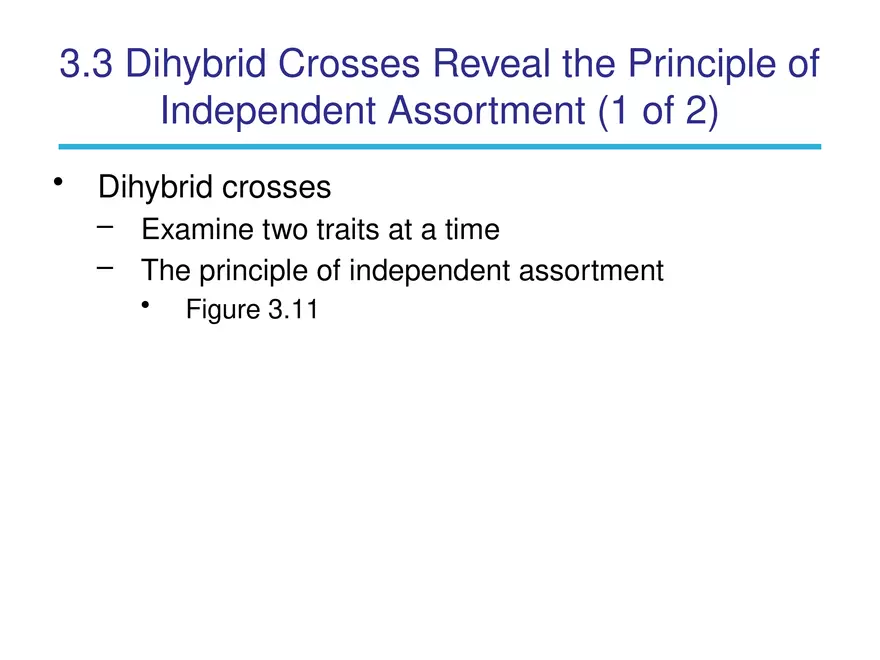 Chapter 3 Basic Principles of Heredity Part 4 - Page 8