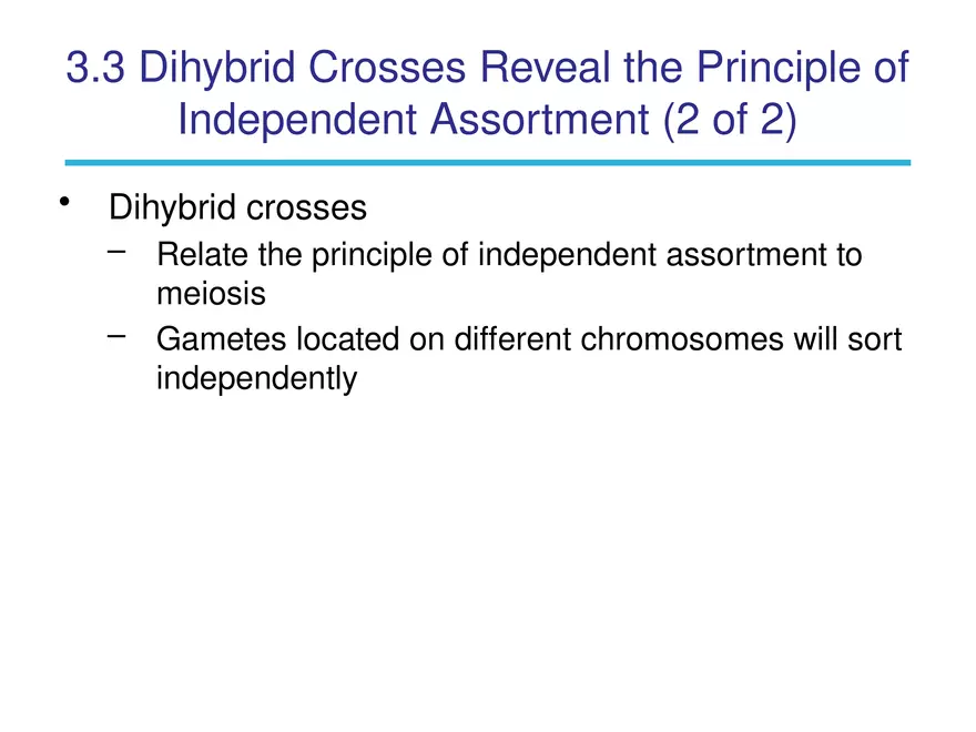 Chapter 3 Basic Principles of Heredity Part 4 - Page 10