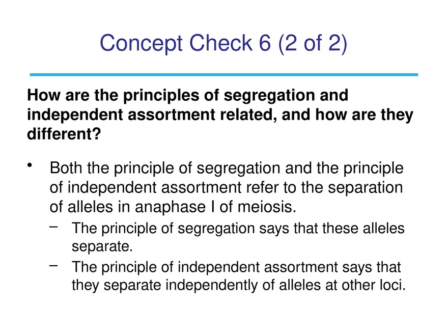 Chapter 3 Basic Principles of Heredity Part 4 - Page 13
