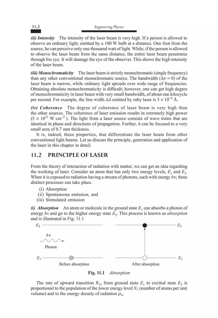 Laser - Engineering Physics - Page 2