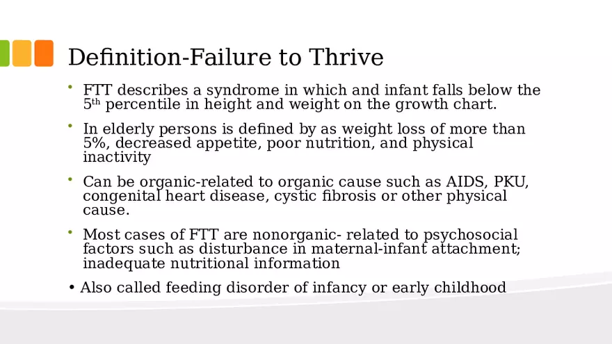 Failure to Thrive (Nutrition) - Page 2
