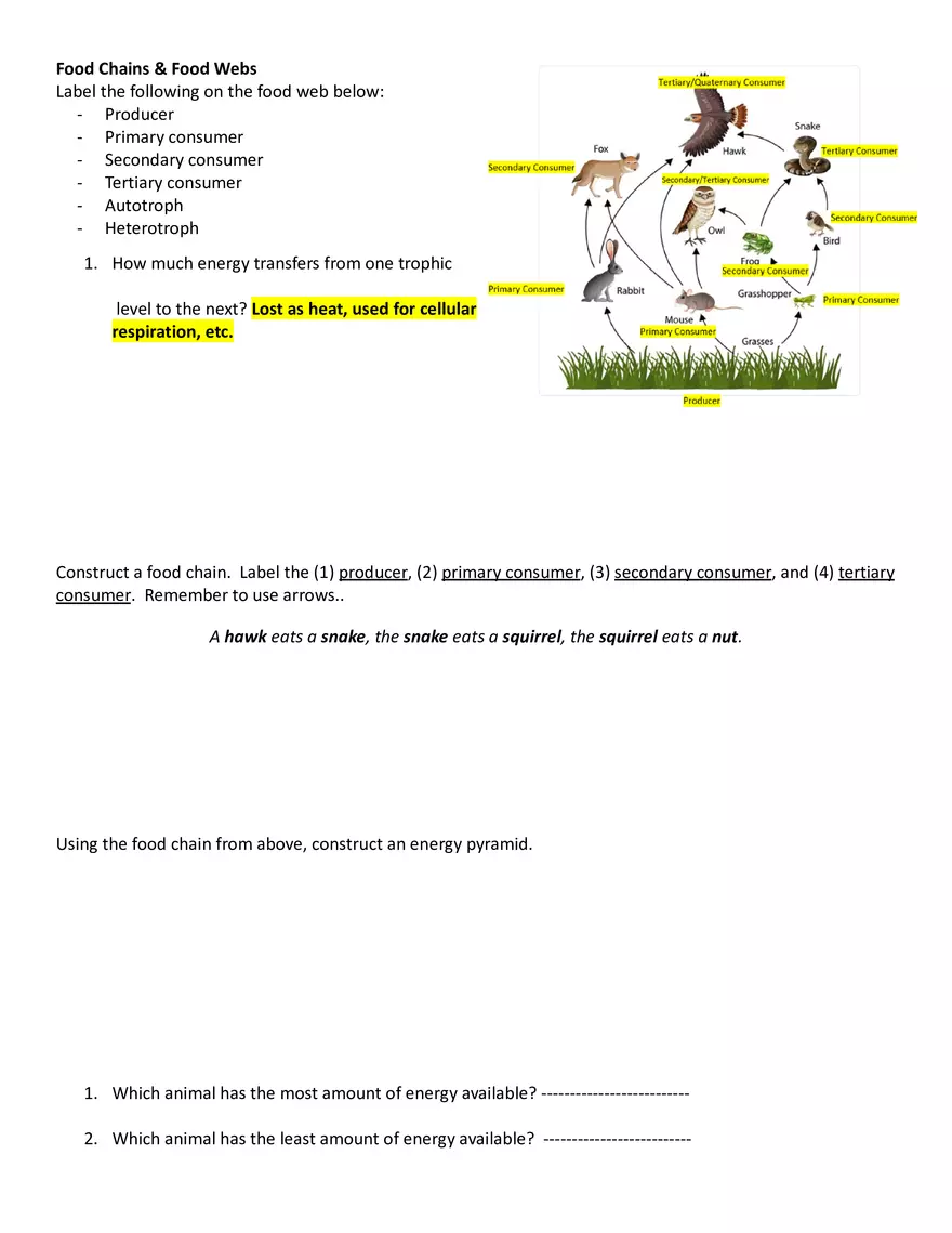 Biotic vs. Abiotic Factors - Page 3