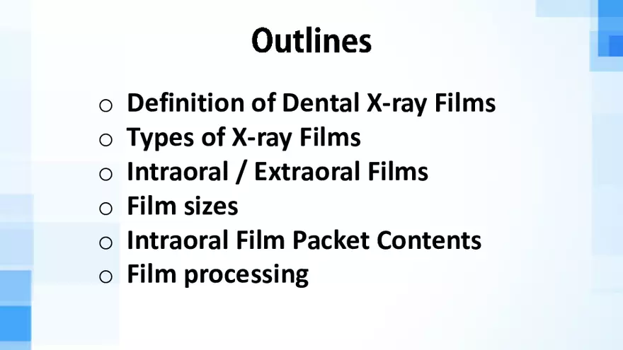 Dental X-Ray Films - Page 2