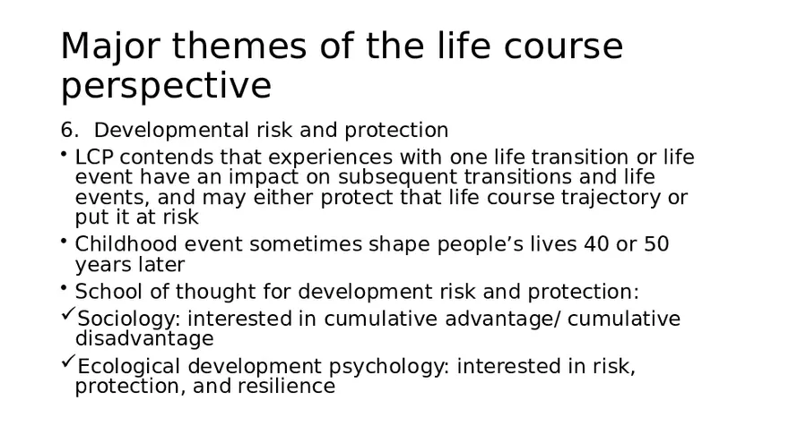 Understanding Human Development Across Time Lecture 4 - Page 6