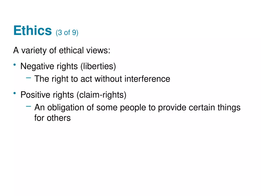 Social, Legal, and Ethical Issues for Computing Technology Part 4 - Page 3