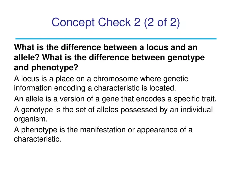 Chapter 3 Basic Principles of Heredity Part 1 - Page 10