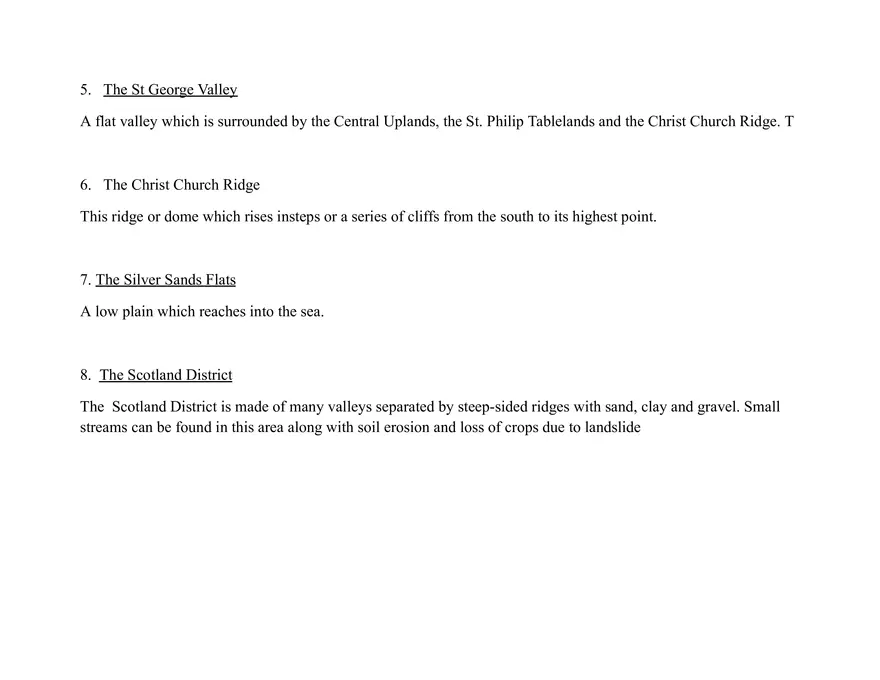 The Physical Regions of Barbados - Page 2