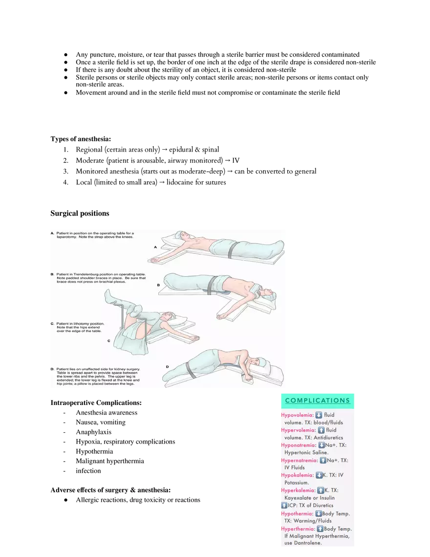 Preoperative Considerations and Surgical Team Roles Part 1 - Page 5