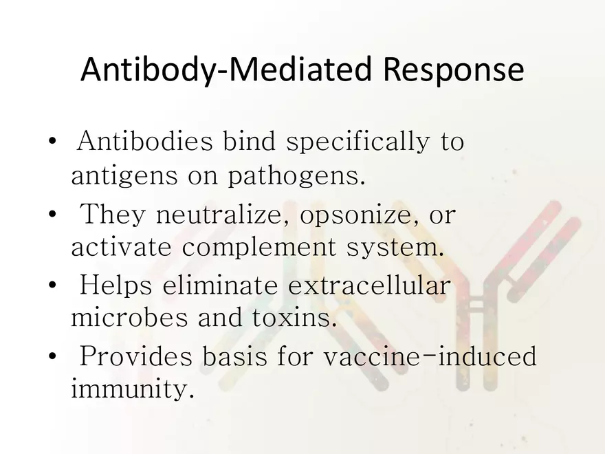 Humoral Immunity Complement System And Antibodies - Page 9