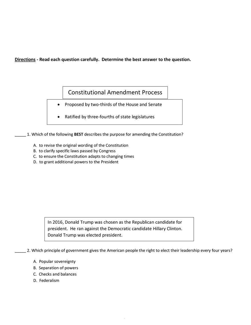 Constitutional Amendment Process - Page 1