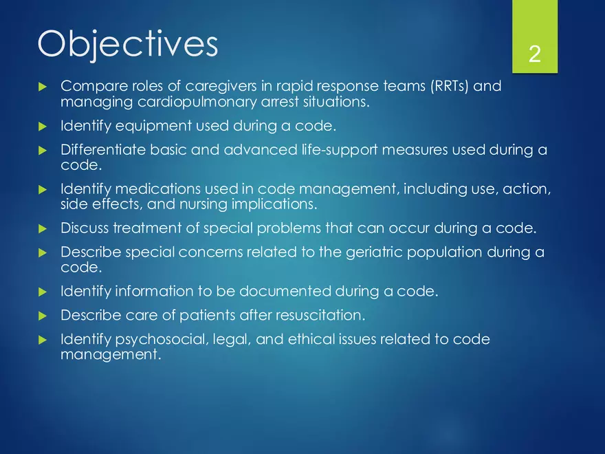 Rapid Response Teams and Code Management - Page 2