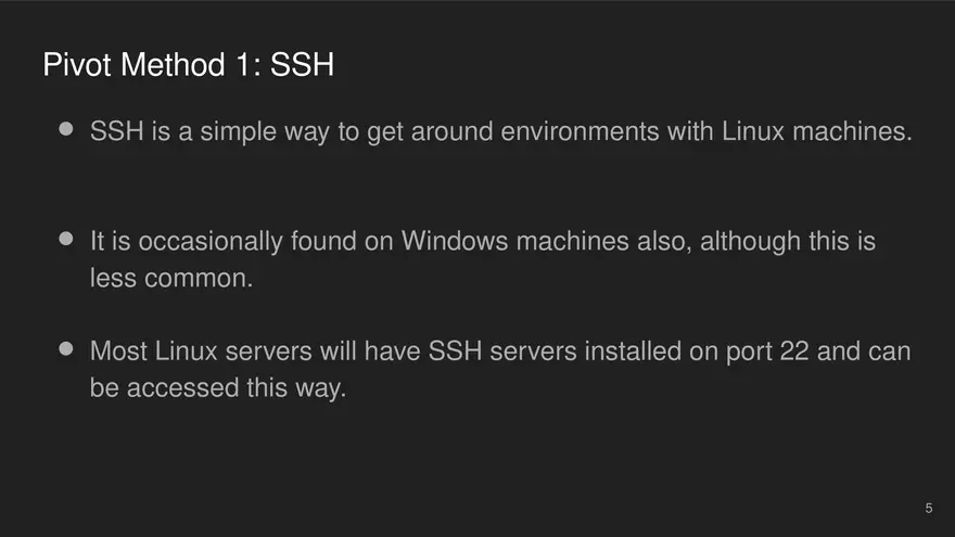 Lateral Movement and Pivoting Lecture 1 - Page 5