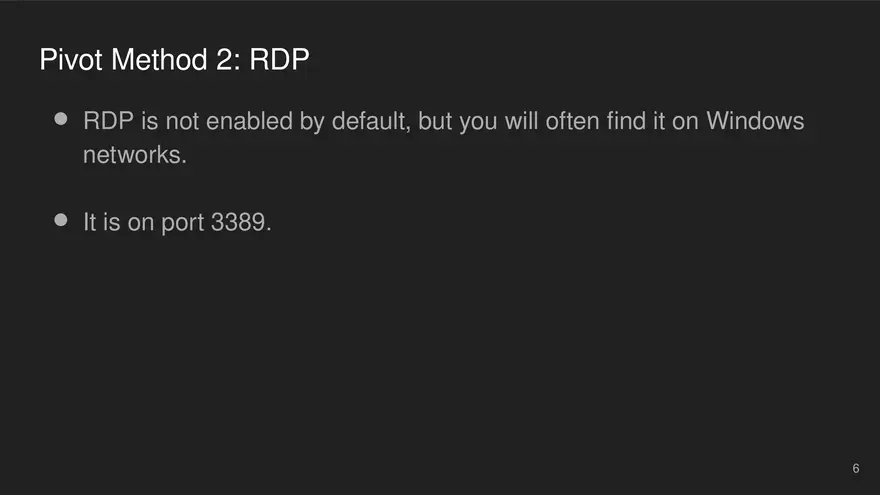 Lateral Movement and Pivoting Lecture 1 - Page 6