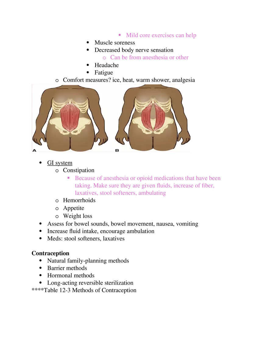 Postpartum Assessment and Immunization Guidelines Part 1 - Page 10
