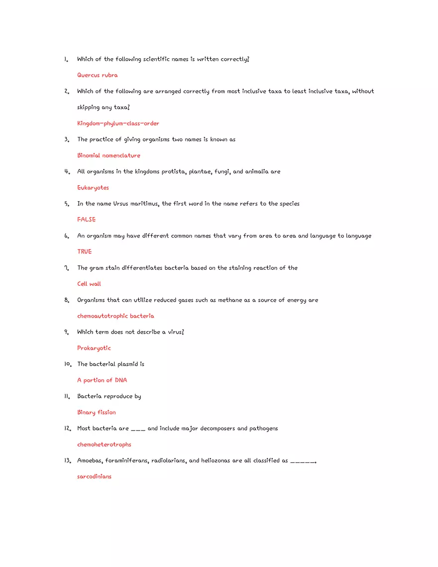 Basics of Biological Classification and Nomenclature - Page 1