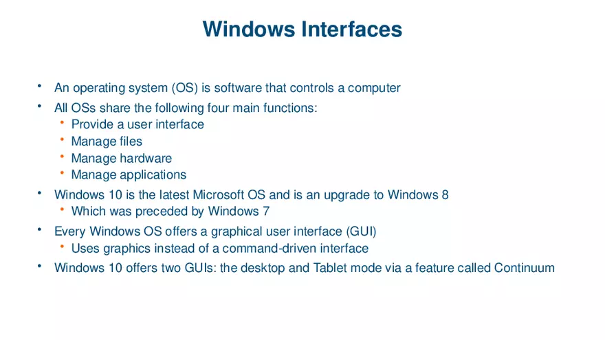 Windows Versions and Customer Service Lecture 1 - Page 3