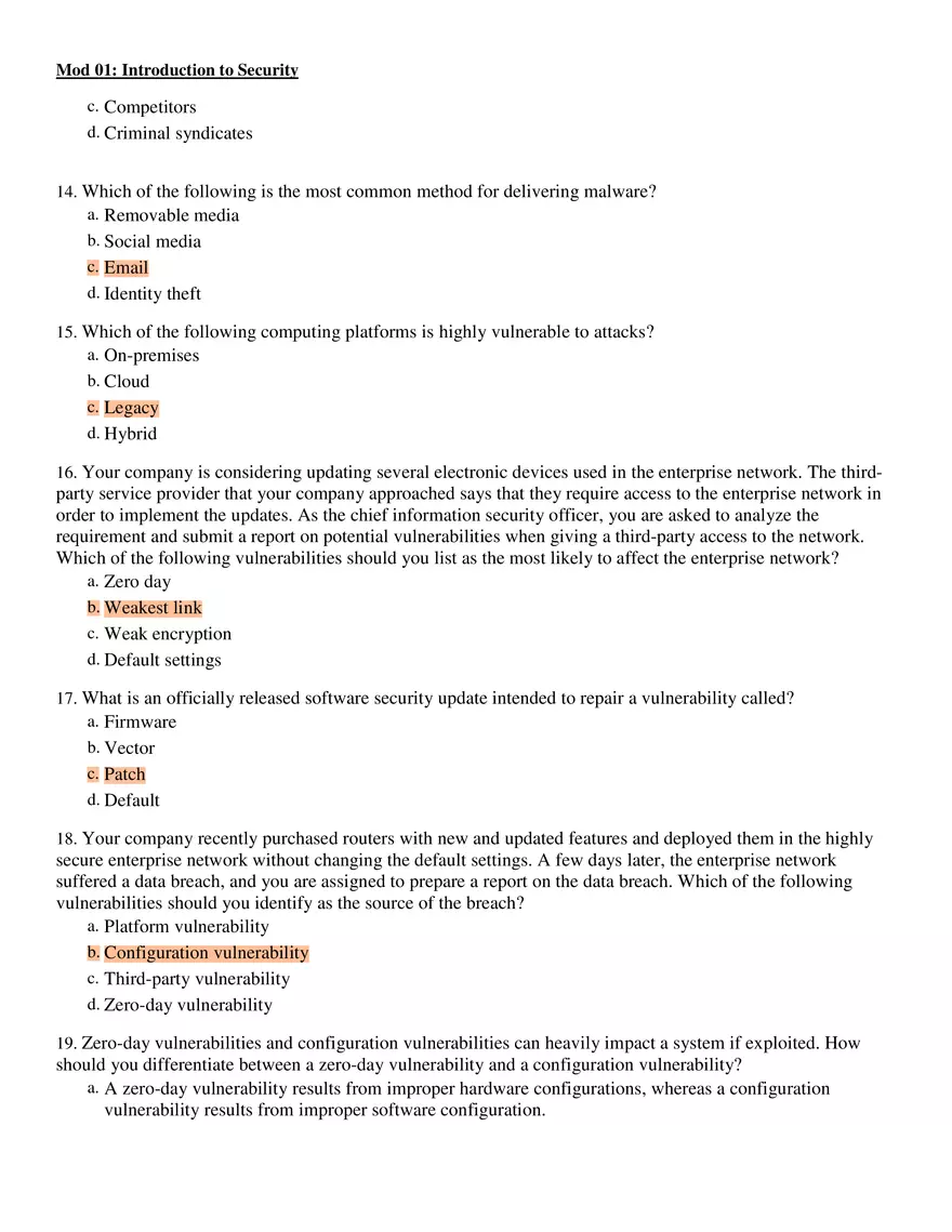 Introduction to Security Module 1 - Page 3