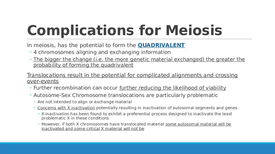 Summary of Aneuploidies Part 2 - Page 5