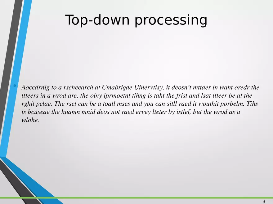 Sensation and Perception Lecture 1 - Page 9