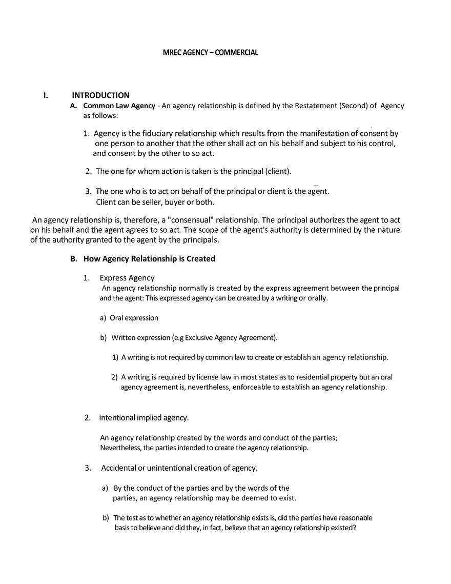 Mrec Agency - Commercial - Page 1