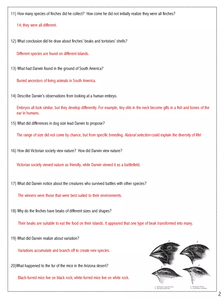 What Darwin Never Knew Answer Key - Page 2