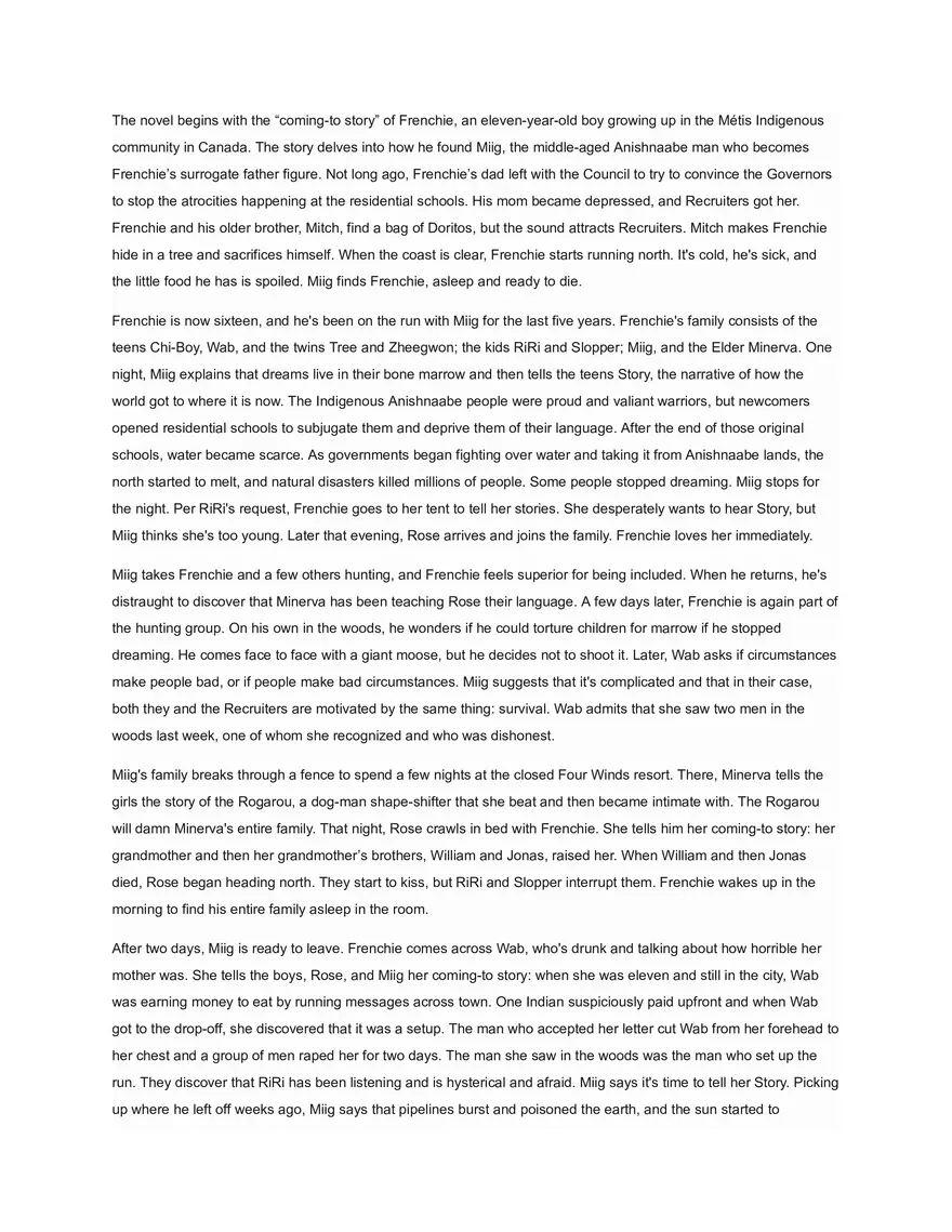 Frenchie's Flight Survival and Found Family in a Dystopian North - Page 1