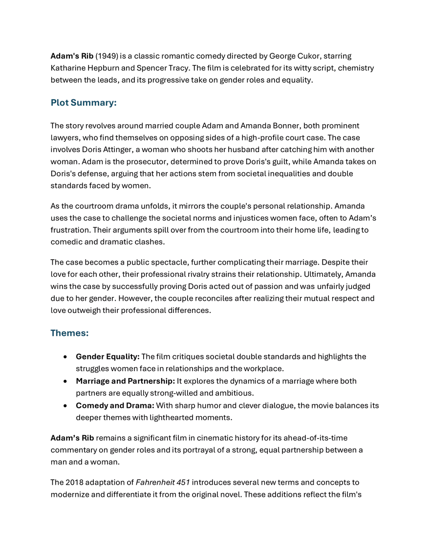 Fahrenheit 451, Written by Ray Bradbury - Page 2