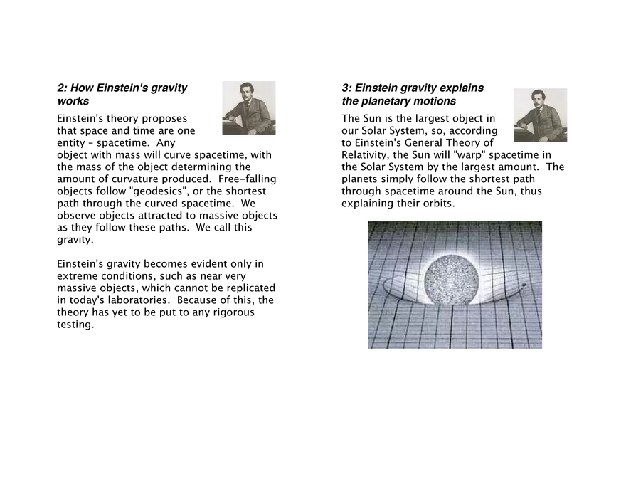 Newton Einstein Fact Cards - Page 6