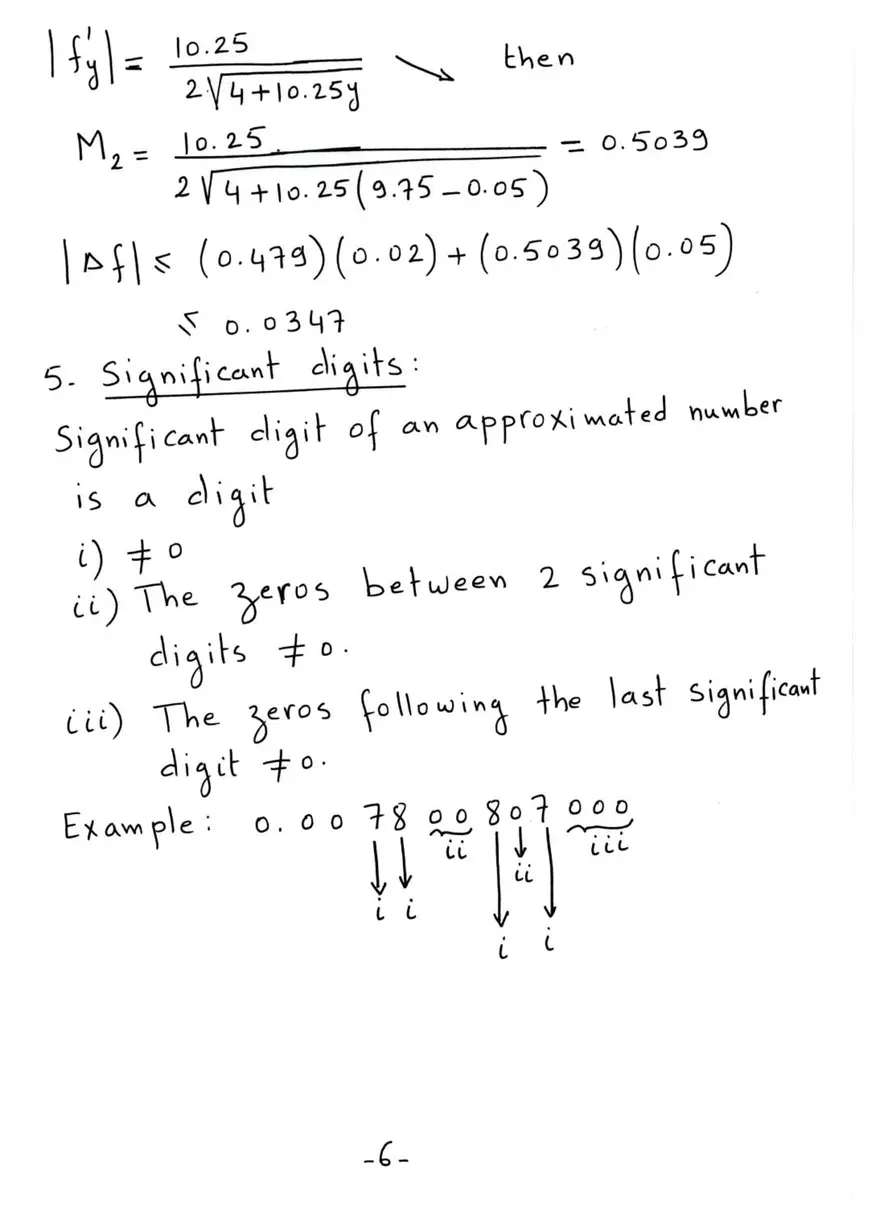 Errors - Approximated Number - Page 6