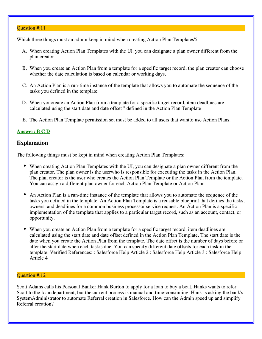Salesforce Financial Services Cloud Exam Answers 1 - Page 7