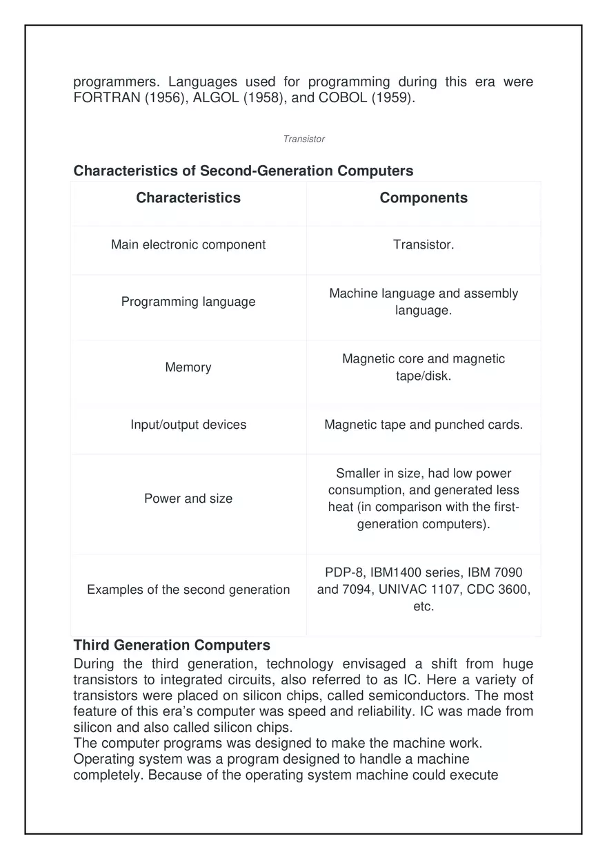 Generations of Computer Study Guide - Page 4