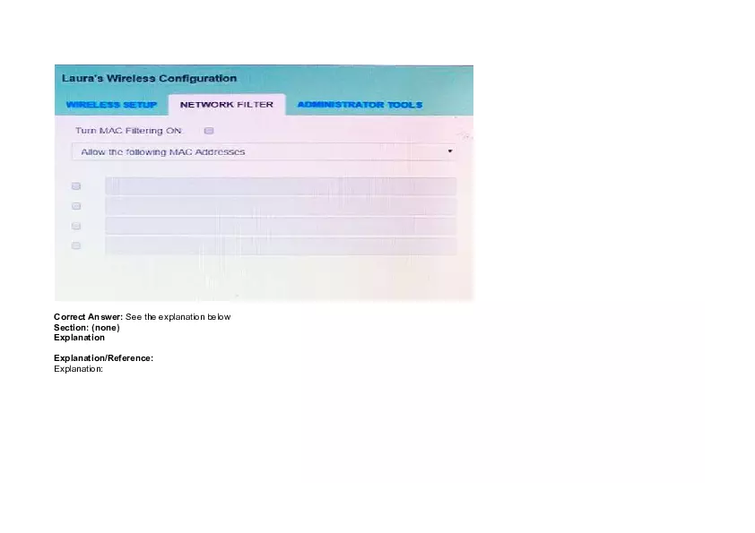 Secure Wireless Network Configuration Simulation Part 1 - Page 4