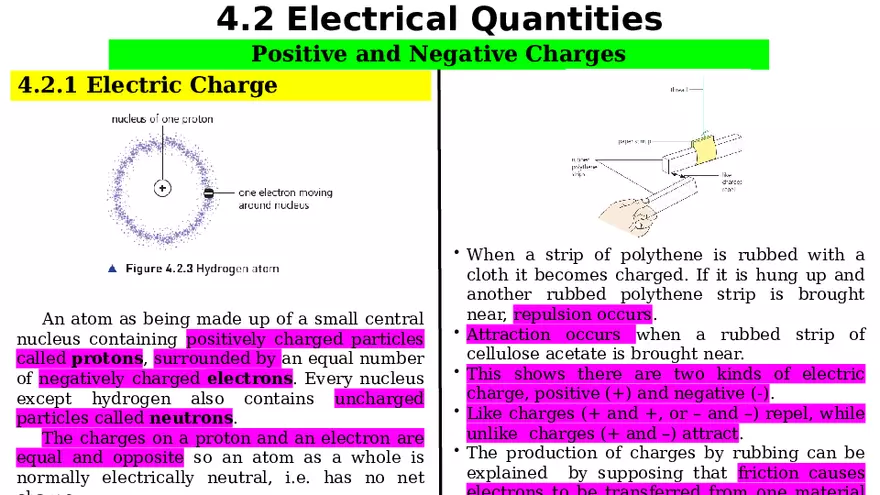 Section 4 Electricity and Magnetism Lecture - Page 2