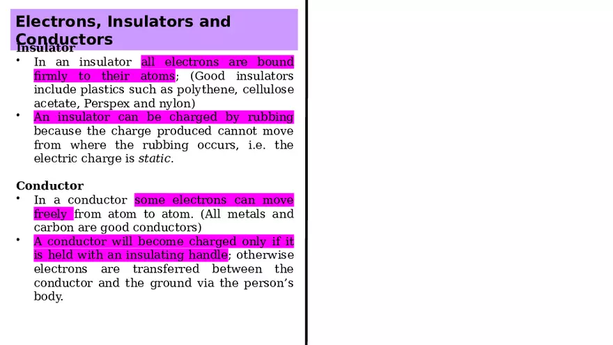 Section 4 Electricity and Magnetism Lecture - Page 6