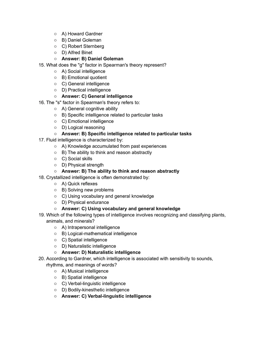 Psychometricians 26 Answer Key - Page 3