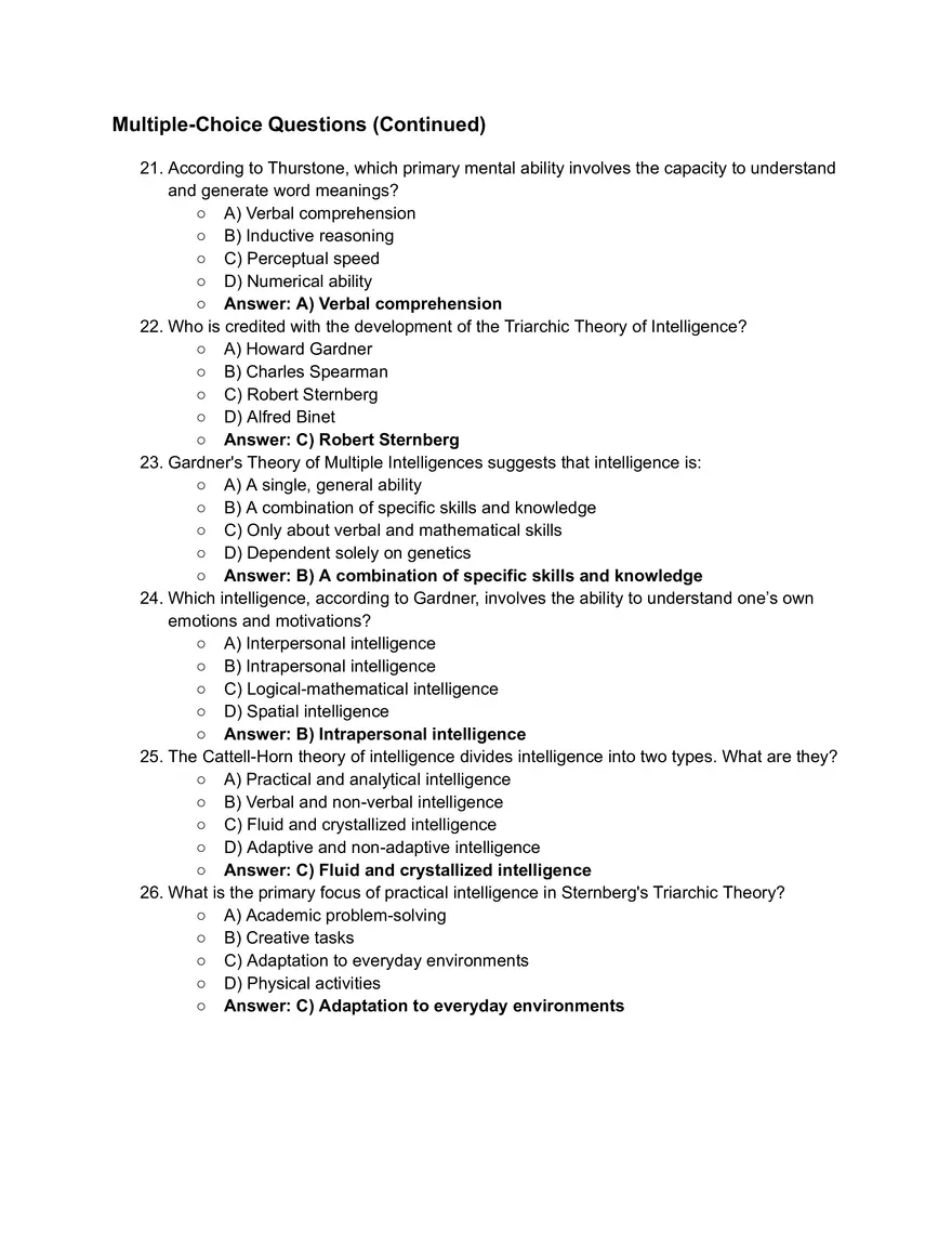Psychometricians 26 Answer Key - Page 4