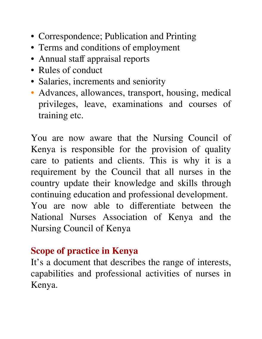 Professionalism in Nursing Study Guide Part 5 - Page 6