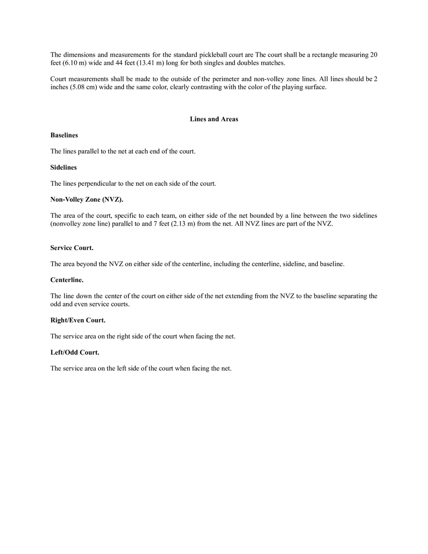 Overview of Pickleball History, Rules, and Strategy - Page 3