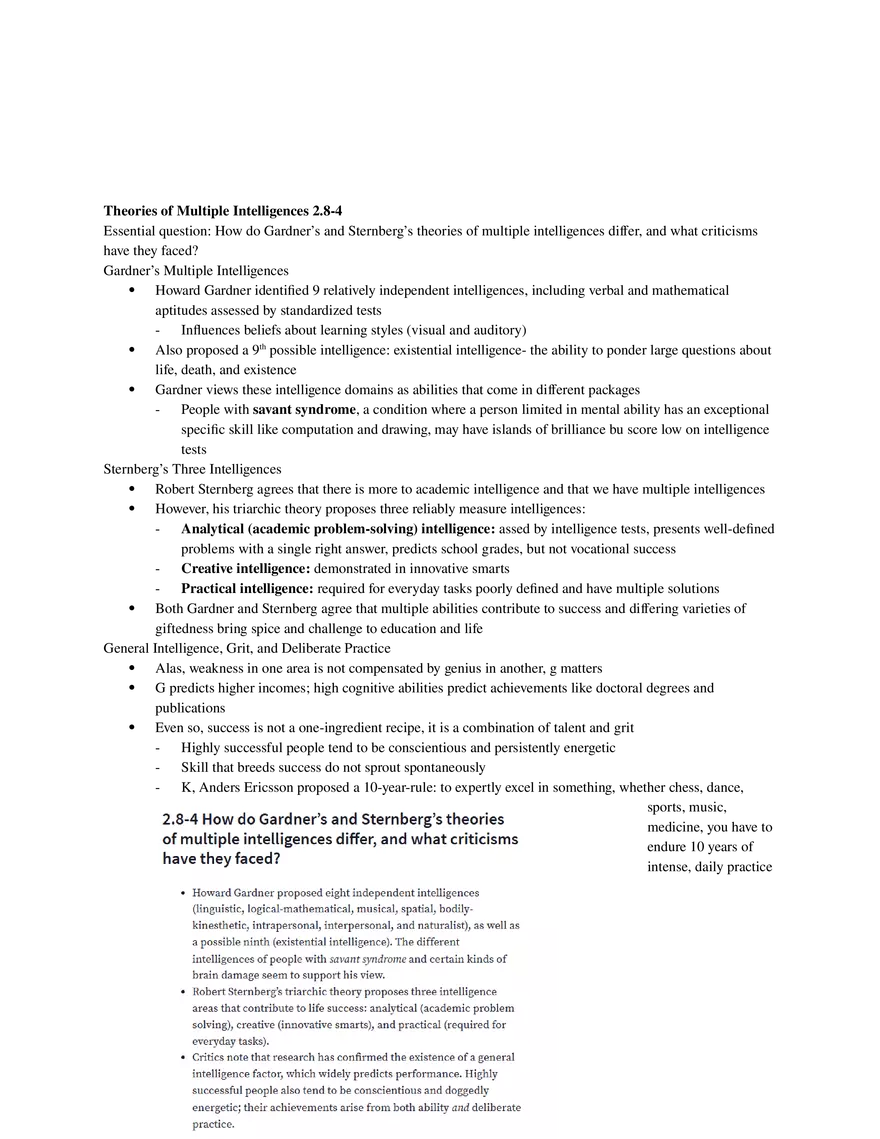 Psychology Unit 2 - Cognition (Part 3) - Page 10