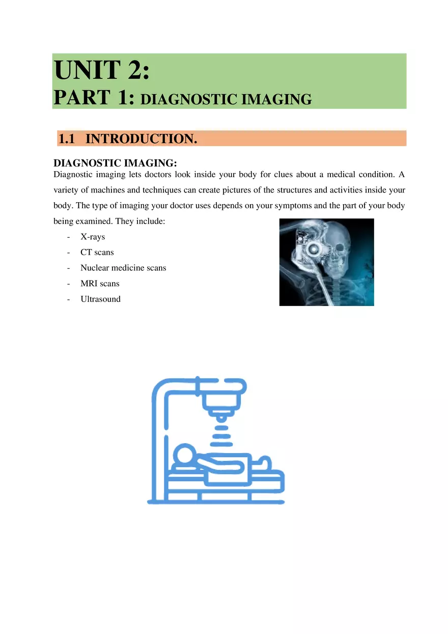 Diagnostic Imaging Fundamentals - Page 1