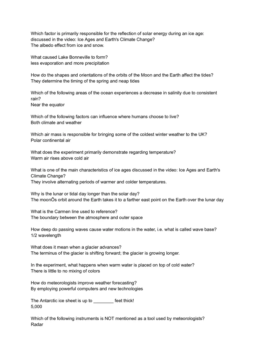 Key Concepts in Climate, Weather, and Earth Systems - Page 1