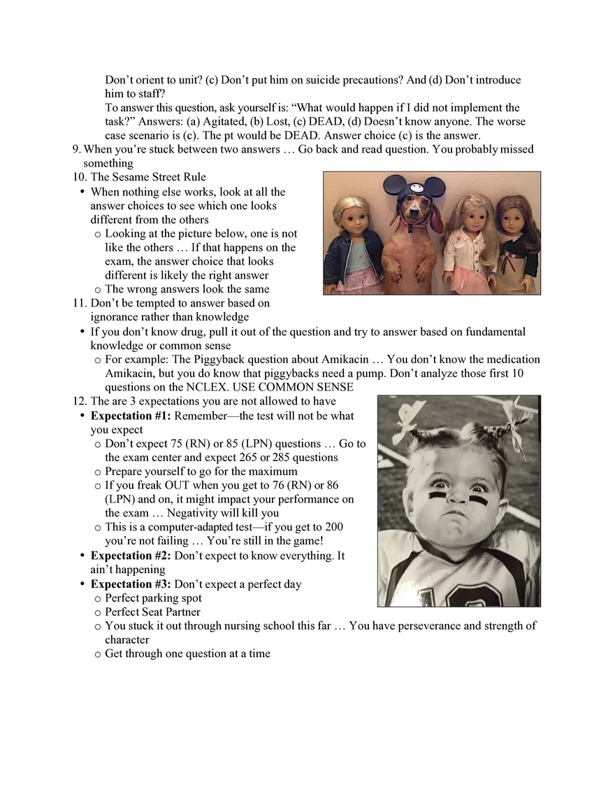 Nursing Exam Review Lecture 12 Prioritization, Delegation and Staff Management - Page 10