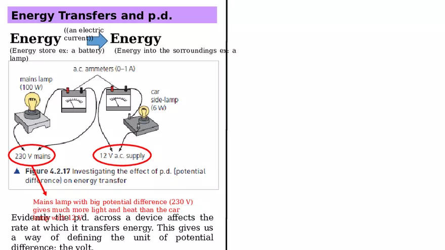 Electrical Quantities e.m.f and p.d Lecture - Page 2
