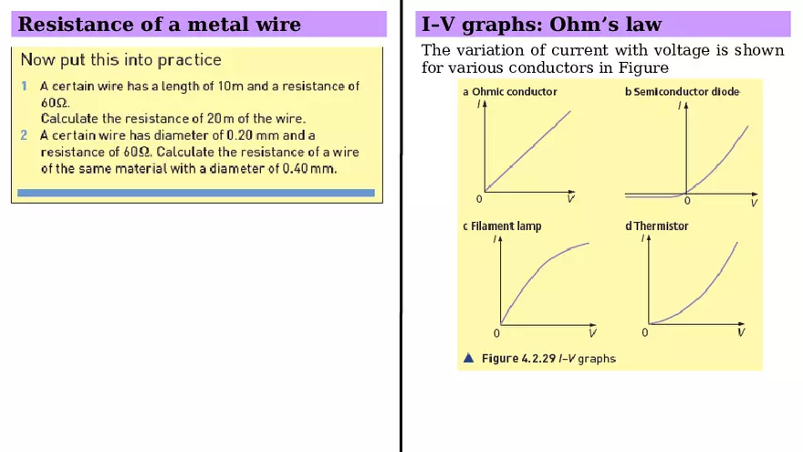 Electrical Quantities e.m.f and p.d Lecture - Page 4