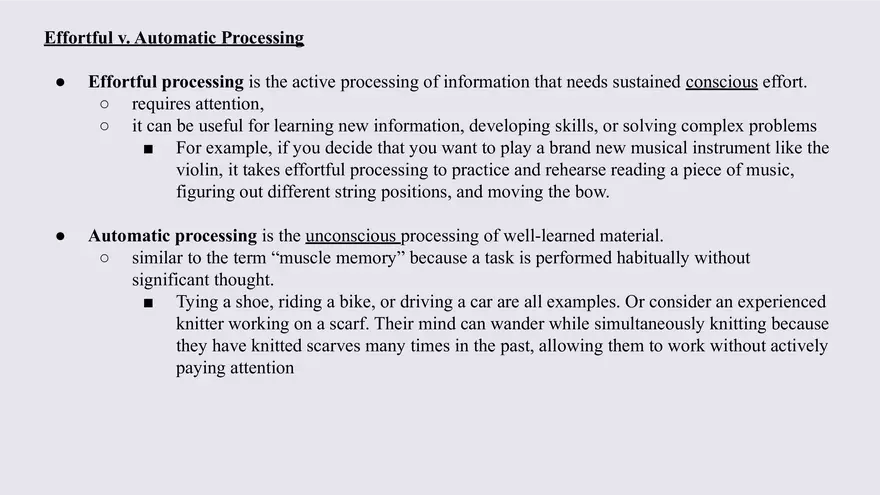 Unit 2 Cognitive Psychology - Introduction to Memory - Page 3