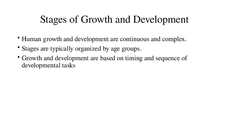 Human Growth and Development Lecture Part 1 - Page 2